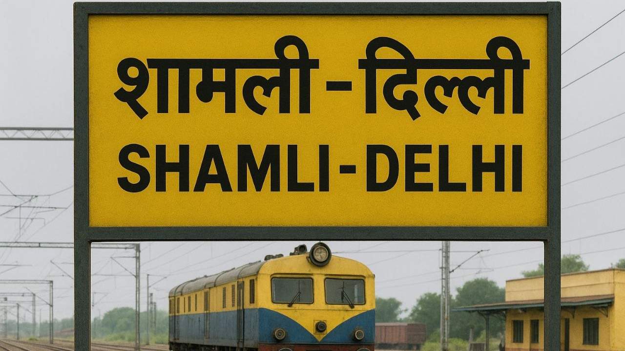 Shamli Delhi Train timing